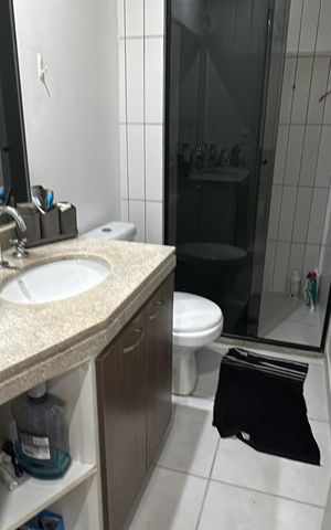 Apartamento para alugar com 68m², 1 quarto e 2 vagas Apartamento para alugar com 68m², 1 quarto e 2 vagasBanheiro