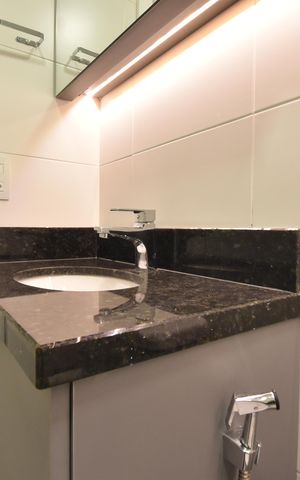 Studio para alugar com 20m², 1 quarto e sem vagaBanheiro do Studio