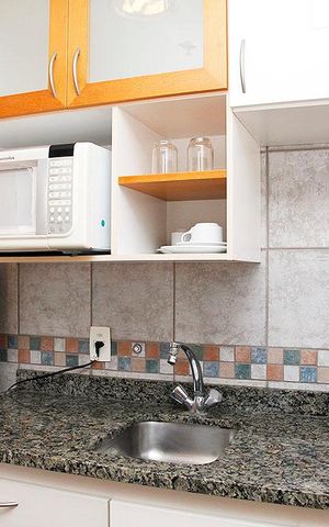 Apartamento à venda com 43m², 1 quarto e sem vagaCozinha