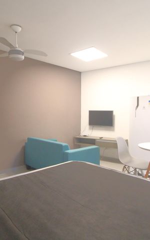 Studio para alugar com 25m², 1 quarto e sem vagaQuarto