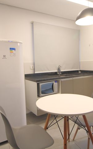 Studio para alugar com 25m², 1 quarto e sem vagaCozinha