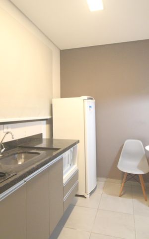 Studio para alugar com 25m², 1 quarto e sem vagaCozinha