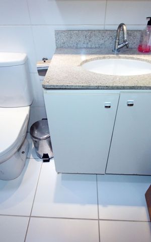 Apartamento para alugar com 64m², 3 quartos e 1 vagaBanheiro Social