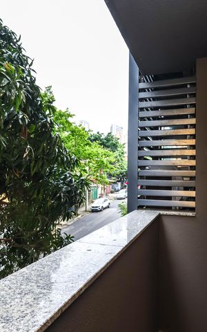 Studio para alugar com 28m², 1 quarto e sem vagaVaranda