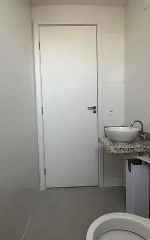 Studio para alugar com 24m², 1 quarto e 1 vaga Studio para alugar com 24m², 1 quarto e 1 vagaBanheiro