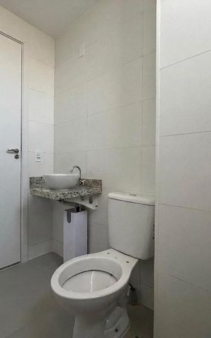Studio para alugar com 24m², 1 quarto e 1 vaga Studio para alugar com 24m², 1 quarto e 1 vagaBanheiro