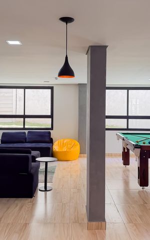 Studio para alugar com 26m², 1 quarto e sem vaga Studio para alugar com 26m², 1 quarto e sem vagaSalão de Jogos