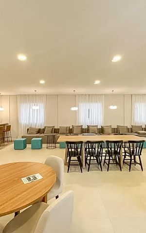 Apartamento para alugar com 35m², 2 quartos e sem vaga Apartamento para alugar com 35m², 2 quartos e sem vagaÁrea comum - Salão de festas