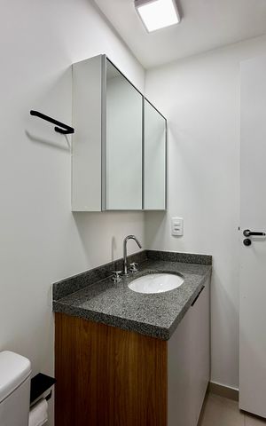 Apartamento para alugar com 35m², 1 quarto e 1 vagaBanheiro Suíte
