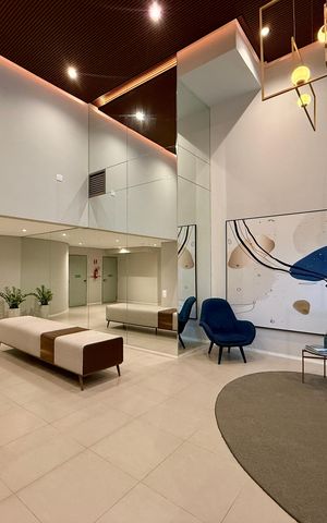 Apartamento para alugar com 35m², 1 quarto e 1 vagaHall Social Bloco 
