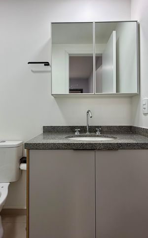 Apartamento para alugar com 35m², 1 quarto e 1 vagaBanheiro Suíte