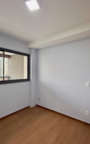 Apartamento para alugar com 35m², 1 quarto e 1 vagaSuíte 