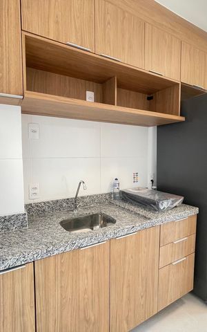 Apartamento para alugar com 32m², 1 quarto e 1 vaga Apartamento para alugar com 32m², 1 quarto e 1 vagaCozinha
