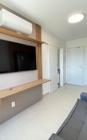 Apartamento para alugar com 32m², 1 quarto e 1 vaga Apartamento para alugar com 32m², 1 quarto e 1 vagaSala
