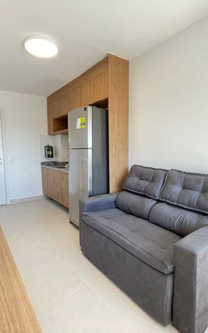Apartamento para alugar com 32m², 1 quarto e 1 vaga Apartamento para alugar com 32m², 1 quarto e 1 vagaSala