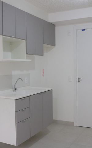 Apartamento para alugar com 29m², 1 quarto e sem vagaSala e Cozinha Integrada