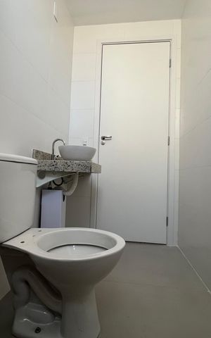 Apartamento para alugar com 47m², 2 quartos e 1 vaga Apartamento para alugar com 47m², 2 quartos e 1 vagaBanheiro