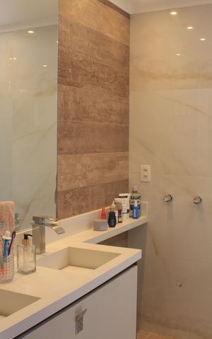 Apartamento à venda com 156m², 3 quartos e 2 vagasBanheiro da Suíte 3