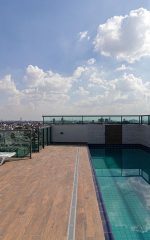 Apartamento para alugar com 28m², 1 quarto e sem vaga Apartamento para alugar com 28m², 1 quarto e sem vagaÁrea Comum - Piscina