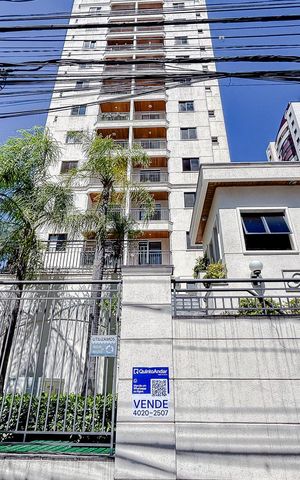 Apartamento à venda com 44m², 1 quarto e 1 vagaFachada com Plaquinha