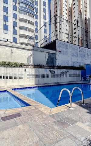 Apartamento à venda com 44m², 1 quarto e 1 vagaÁrea comum - Piscina