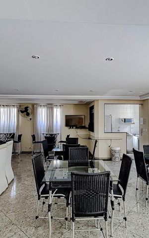 Apartamento à venda com 44m², 1 quarto e 1 vagaÁrea comum - Salão de festas