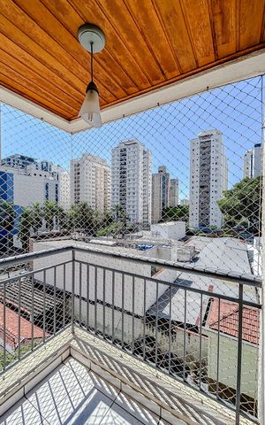 Apartamento à venda com 44m², 1 quarto e 1 vagaVaranda