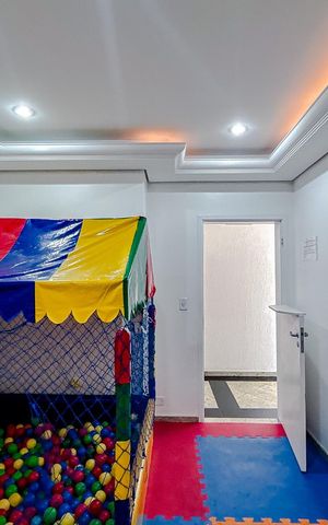 Apartamento à venda com 44m², 1 quarto e 1 vagaBrinquedoteca
