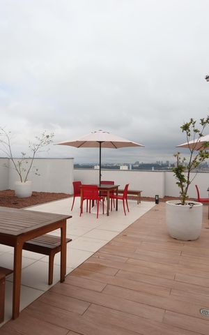 Apartamento à venda com 36m², 2 quartos e sem vagaÁrea comum - Rooftop