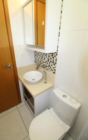 Apartamento para alugar com 72m², 2 quartos e 2 vagasBanheiro da Suíte