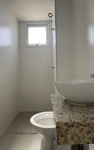Studio para alugar com 24m², 1 quarto e 1 vaga Studio para alugar com 24m², 1 quarto e 1 vagaBanheiro