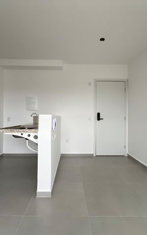 Studio para alugar com 24m², 1 quarto e 1 vaga Studio para alugar com 24m², 1 quarto e 1 vagaCozinha/Sala