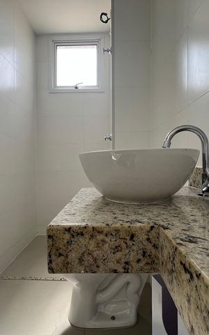 Studio para alugar com 24m², 1 quarto e 1 vaga Studio para alugar com 24m², 1 quarto e 1 vagaBanheiro