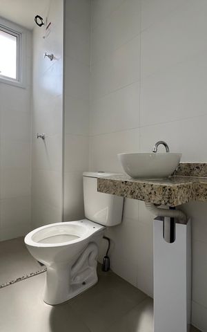 Studio para alugar com 24m², 1 quarto e 1 vaga Studio para alugar com 24m², 1 quarto e 1 vagaBanheiro