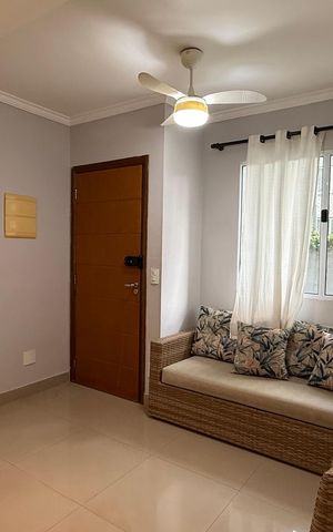 Casa para alugar com 75m², 2 quartos e 2 vagas Casa para alugar com 75m², 2 quartos e 2 vagasSala