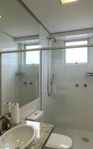 Apartamento para alugar com 65m², 2 quartos e 1 vaga Apartamento para alugar com 65m², 2 quartos e 1 vagaBanheiro 1