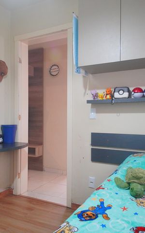 Apartamento à venda com 71m², 3 quartos e 1 vagaQuarto 3
