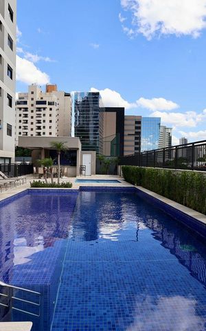 Apartamento para alugar com 105m², 1 quarto e 2 vagas Apartamento para alugar com 105m², 1 quarto e 2 vagasÁrea comum - Piscina