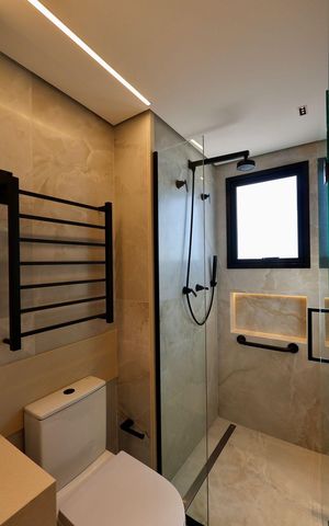 Apartamento para alugar com 105m², 1 quarto e 2 vagas Apartamento para alugar com 105m², 1 quarto e 2 vagasBanheiro 2 da Suíte