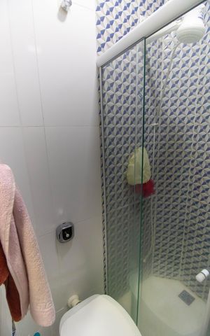 Studio à venda com 38m², 1 quarto e sem vaga Studio à venda com 38m², 1 quarto e sem vagaBanheiro