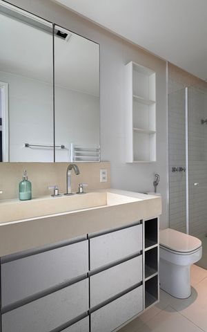 Apartamento para alugar com 157m², 2 quartos e 3 vagas Apartamento para alugar com 157m², 2 quartos e 3 vagasSuíte 1 - Banheiro