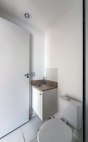 Apartamento para alugar com 35m², 2 quartos e sem vaga Apartamento para alugar com 35m², 2 quartos e sem vagaBanheiro