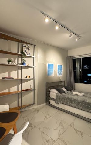 Apartamento para alugar com 28m², 1 quarto e sem vaga