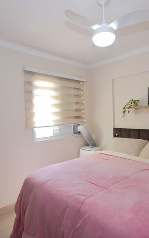 Apartamento à venda com 77m², 3 quartos e 2 vagasQuarto 2 - Suíte