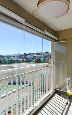 Apartamento à venda com 77m², 3 quartos e 2 vagasVaranda da Sala