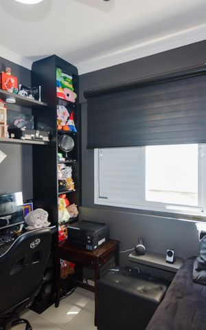 Apartamento à venda com 77m², 3 quartos e 2 vagasQuarto 3