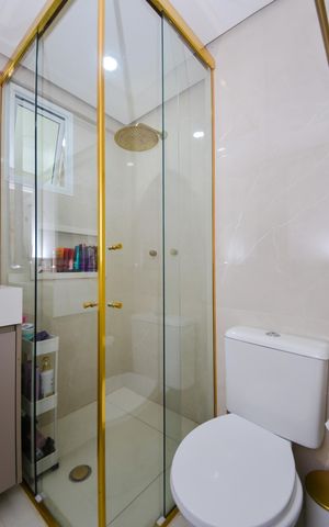 Apartamento à venda com 77m², 3 quartos e 2 vagasBanheiro Social