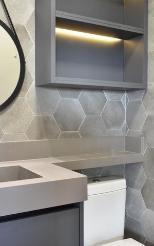 Apartamento à venda com 58m², 2 quartos e 1 vagaBanheiro Social