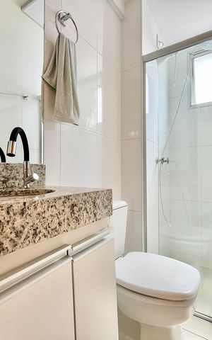 Apartamento à venda com 70m², 2 quartos e 2 vagas Apartamento à venda com 70m², 2 quartos e 2 vagasBanheiro Social
