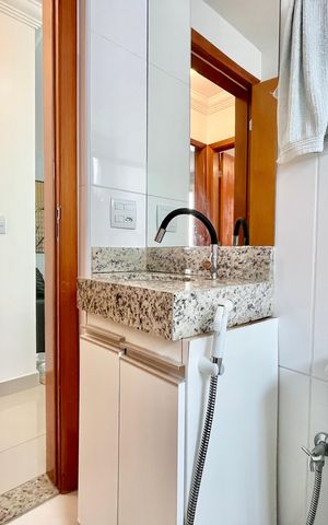 Apartamento à venda com 70m², 2 quartos e 2 vagas Apartamento à venda com 70m², 2 quartos e 2 vagasBanheiro Social